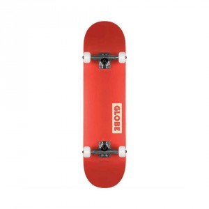 TABLA SKATE COMPLETA GLOBE GOODSTOCK  RED 7.7"